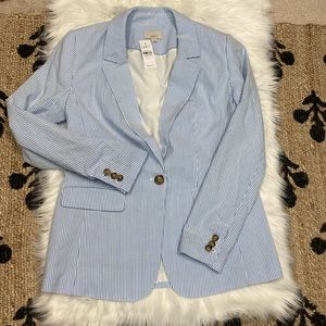 NWT Loft seersucker blazer